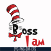 DR000135-Boss I am svg, png, dxf, eps file DR000135.jpg