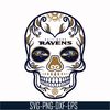 NFL071037T-Baltimore Ravens skull madala svg, Baltimore Ravens svg, Ravens svg, Skull svg, Madala svg, Sport svg, Nfl svg, png, dxf, eps digital file NFL071037T