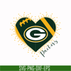 NFL0210203L-Green Bay Packers heart svg, Packers heart svg, Nfl svg, png, dxf, eps digital file NFL0210203L.jpg