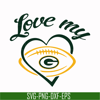 NFL0210204L-Love my Green Bay Packers svg, Nfl svg, png, dxf, eps digital file NFL0210204L.jpg