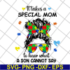 MTD04042118-It takes a special mom to hear what a child cannot say svg, Mother's day svg, eps, png, dxf digital file MTD04042118.jpg
