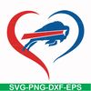 NFL13102016L-Buffalo Bills heart svg, Bills heart svg, Nfl svg, png, dxf, eps digital file NFL13102016L.jpg