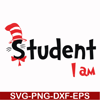 DR00058-Student I am svg, png, dxf, eps file DR00058.jpg