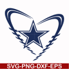 NFL0000201-Cowboys heart, svg, png, dxf, eps file NFL0000201.jpg