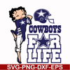 NFL0000203-Cowboys for life, svg, png, dxf, eps file NFL0000203.jpg