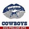 NFL0000205-Cowboys lips, svg, png, dxf, eps file NFL0000205.jpg