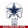 NFL000089-Skull Cowboys, svg, png, dxf, eps file NFL000089.jpg