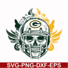 NFL0210201L-Green Bay Packers skull svg, skull Packers svg, Nfl svg, png, dxf, eps digital file NFL0210201L.jpg