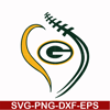 NFL0210205L-Green Bay Packers heart svg, Packers heart svg, Nfl svg, png, dxf, eps digital file NFL0210205L.jpg