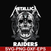 NNFL0008-Skull Metallica Raiders svg, png, dxf, eps digital file NNFL0008.jpg