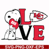 TD15-snoopy love Kansas City Chiefs svg, png, dxf, eps digital file TD15.jpg