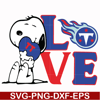 TD27-snoopy love Tennessee Titans svg, png, dxf, eps digital file TD27.jpg