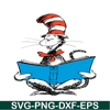 DS104122334-The Cat Reding Book SVG, Dr Seuss SVG, Cat in the Hat SVG DS104122334.png