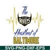 NFL128112322-The Ravens Heartbeat Of Baltimore SVG PNG DXF EPS, USA Football SVG, NFL Lovers SVG.png