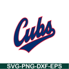MLB01122303-The Cubs Text SVG PNG DXF EPS AI, Major League Baseball SVG, MLB Lovers SVG MLB01122303.png