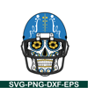 NFL125112395-Funny Chargers Skull SVG PNG EPS, USA Football SVG, NFL Lovers SVG.png
