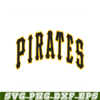 MLB204122362-Pittsburgh Pirates The Text SVG, Major League Baseball SVG, Baseball SVG MLB204122362.png