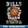 EM-1849_American Flag Personalized Bulls Proud Name Basketball 5419.jpg