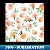 Cute Peaches Stone Fruit Pattern - Exclusive Sublimation Digital File