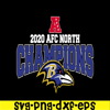 NFL128112301-A 2020 AFC North Champions SVG PNG DXF, USA Football SVG, NFL Lovers SVG.png