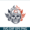 SP25112381-Chicago Bears Skull SVG PNG EPS, National Football League SVG, NFL Lover SVG.png