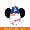 MLB011223139-LA Dodgers The Mickey Ball SVG, Major League Baseball SVG, MLB Lovers SVG MLB011223139.png