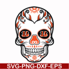 NFL1810202018T-Cincinnati Bengals skull svg, Cincinnati Bengals svg, Bengals svg, Skull svg, Sport svg, Nfl svg, png, dxf, eps digital file NFL1810202019T.jpg