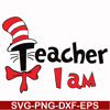 DR00043-I am teacher svg, png, dxf, eps file DR00043.jpg