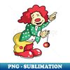 Circus Clown Joker Balloon Animal Twister Mardi Gras - PNG Transparent Sublimation File