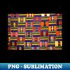 African Cloth Pattern - Retro PNG Sublimation Digital Download