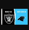 Las Vegas Raiders and Carolina Panthers Divided Flag 3x5ft.jpg