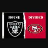 Las Vegas Raiders and San Francisco 49ers Divided Flag 3x5ft.png