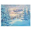 Original Winter snow Acrylic Landscape Painting.jpg