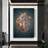 Resurrection heart canvas , Heart painting , Heart painting , Heart Wall Art , Spiritual painting , Love painting , Posters of heart.jpg