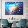 Original Beautiful Flower Oil Painting on Canvas, Large Wall Art, Abstract Floral Landscape Art, Custom Painting Minimalist Bedroom Decor.jpg