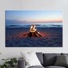 3D Canvas, Canvas Art, Canvas Wall Art, Sea Landscape Artwork, View 3D Canvas, Camp Fire Landscape Art, Seascape Poster,.jpg