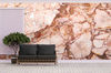 Marble Wall Mural, Pink And Brown Marble, Custom Wall Paper, 3d Wall Paper, Wall Paper Peel and Stick, Abstract Wallpaper, Modern Wall Poste.jpg