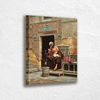 The scholar in Egypt Photo Canvas, Portrait Poster print, Ottoman Islamic Wall Art, Wall art decor Canvas.jpg