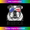 English Bulldog 4th of July Shirt Merica Men Women American Tank Top - Unique Sublimation PNG Download