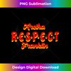 Aretha Franklin Respect Spiral V-Neck - Premium PNG Sublimation File