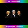 Adams, Washington, and Jefferson - US History - PNG Sublimation Digital Download