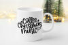 Coffee Christmas Music Mug & Coaster Gift Set Xmas Winter Friend Gifts Keepsake.jpg