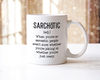 Funny Sarchotic Definition Novelty Mug Coaster Gift Set Sarcasm Sarcastic Coffee Cup For Office Workplace Gift.jpg