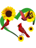 Sunflowers Cardinal Birds(9).png