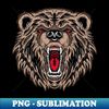 Bear Head - Stylish Sublimation Digital Download