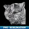 Doodle Bear - Sublimation-Ready PNG File