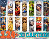 3D All Styles Cartoon 20oz Skinny Tumbler Bundle, Subimation Digital Download, 3D Floral Movie Tumber, Cartoon Tumbler Design PNG.jpg