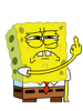 Spongebob Meme Middle Finger.png