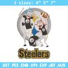 Rick and Morty Pittsburgh Steelers embroidery design, Pittsburgh Steelers embroidery, NFL embroidery, sport embroidery..jpg