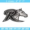 Rider University logo embroidery design,NCAA embroidery, Sport embroidery,logo sport embroidery,Embroidery design.jpg